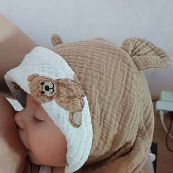Полотенце Loo-Loo мишкиушки 95 x 95 см 1 шт.: отзыв пользователя Детский Мир