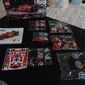 Конструктор LEGO Speed Champions Гоночная машина Ф1 Феррари 275 дет.: отзыв пользователя Детский Мир