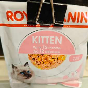 Корм влажный для котят ROYAL CANIN Kitten Instictive 85г желе пауч 77850: отзыв пользователя. Зоомагазин Зоозавр