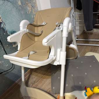 Стульчик для кормления Tomix Malvin бежевый: отзыв пользователя Детский Мир