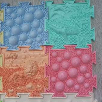 Коврик-пазл Ортодон массажный развивающий детский 26 x 220 см: отзыв пользователя Детский Мир
