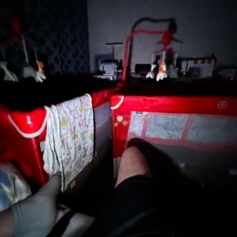 Манеж кровать Babyton Dreamy Coral красный: отзыв пользователя Детский Мир