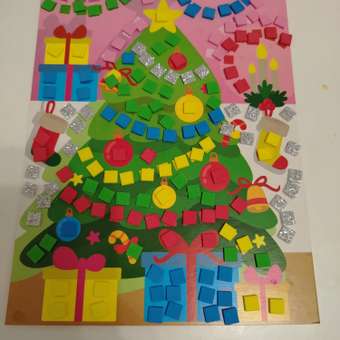 Набор для творчества Десятое королевство Декор Ёлка аппликация: отзыв пользователя ДетМир