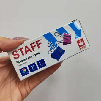 Зажимы Staff 12 шт.: отзыв пользователя Детский Мир