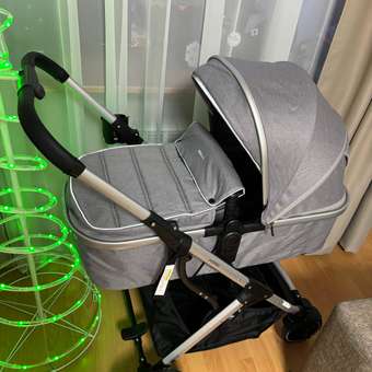 Коляска трансформер MOWbaby Jasper 3в1, silver grey серый: отзыв пользователя Детский Мир