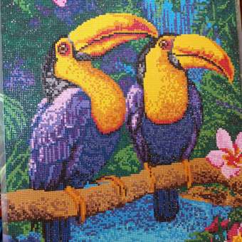 Алмазная мозаика Art on Canvas Тропические птицы в ассортименте: отзыв пользователя Детский Мир