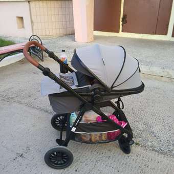 Коляска 2в1 Babyton Sandy Grey серый: отзыв пользователя Детский Мир