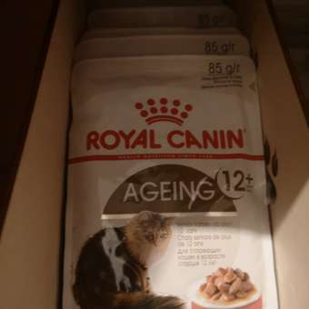 Корм для кошек ROYAL CANIN Ageing 85гр для пожилых 12+ в соусе пауч: отзыв пользователя. Зоомагазин Зоозавр