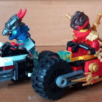 Конструктор LEGO NINJAGO Гонка Кая на мотоцикле 79 дет.: отзыв пользователя Детский Мир