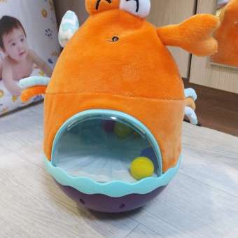 Игрушка BabyGo неваляшка Крабик: отзыв пользователя ДетМир