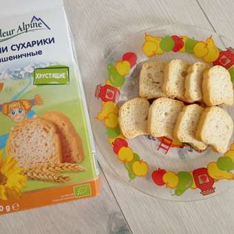Сухарики Fleur Alpine Органик мини пшеничные 100г с 3лет: отзыв пользователя Детский Мир