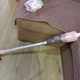 Вертикальный пылесос KITFORT КТ-586-3 розовый: отзыв пользователя Детский Мир