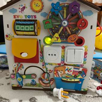 Игрушка Evotoys бизиборд Смайлики: отзыв пользователя Детский Мир