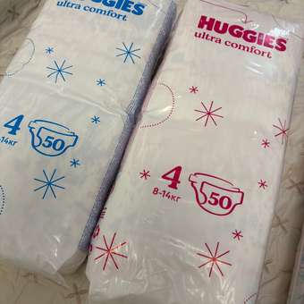 Подгузники Huggies Ultra Comfort для девочек 4 (8-14 кг) 100 шт.: отзыв пользователя Детский Мир