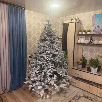 Ель Три желания Поезд Ёлок заснеженная 210 см: отзыв пользователя Детский Мир