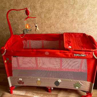 Манеж кровать Babyton Dreamy Coral: отзыв пользователя Детский Мир