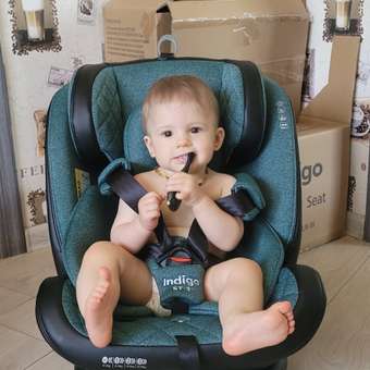 Автокресло Indigo Aero, зеленый Isofix 0+/1/2/3 (0-36 кг): отзыв пользователя Детский Мир