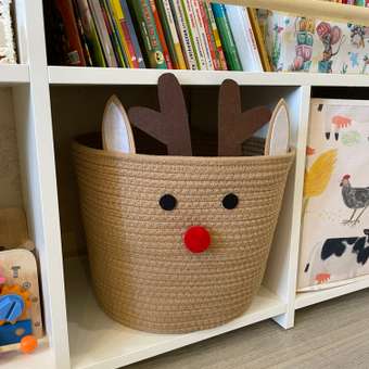 Корзина для хранения FUTURINO Home Олень: отзыв пользователя Детский Мир