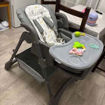 Стульчик для кормления Babyton Sweet Meals Grey серый: отзыв пользователя ДетМир