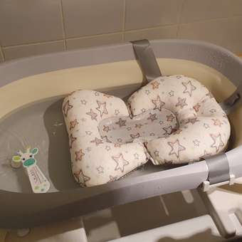 Ванночка LaLa-Kids с матрасиком, складная золотой: отзыв пользователя Детский Мир