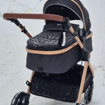 Коляска трансформер Rant Basic Roller Gold 2в1, black черный: отзыв пользователя Детский Мир