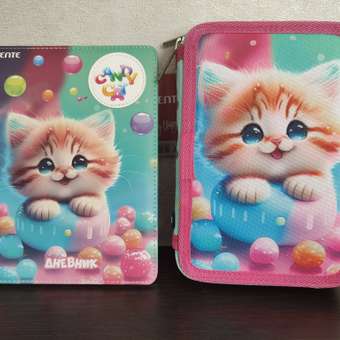 Пенал книжка deVENTE Candy Cat: отзыв пользователя Детский Мир