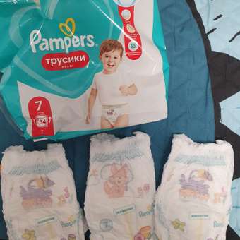 Трусики Pampers Pants 7 (17+ кг) 34 шт.: отзыв пользователя ДетМир