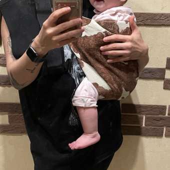 Переноска для новорожденных Timikbaby слинг принт корова: отзыв пользователя Детский Мир