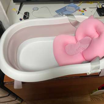 Ванночка Babyton Pink с матрасиком, складная розовый: отзыв пользователя ДетМир