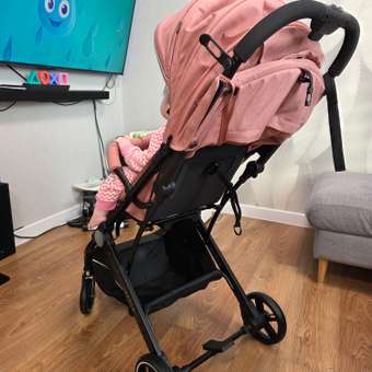 Коляска прогулочная JOVOLA Skyline розовый: отзыв пользователя Детский Мир