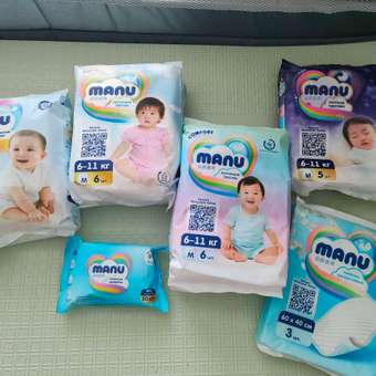 Трусики MANU Микс M (6-11 кг) 23 шт.: отзыв пользователя ДетМир
