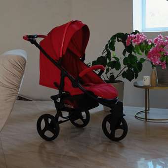 Коляска прогулочная Babyton Trio Red красный: отзыв пользователя ДетМир