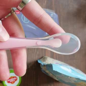 Ложка BabyGo Pink 1 шт.: отзыв пользователя Детский Мир