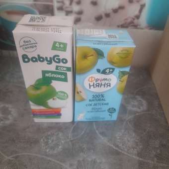 Сок Baby Go яблоко для детского питания 0.2л с 4месяцев: отзыв пользователя ДетМир