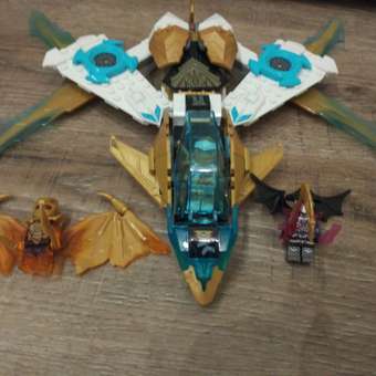 Конструктор LEGO NINJAGO Zanes Golden Dragon Jet 258 дет.: отзыв пользователя Детский Мир