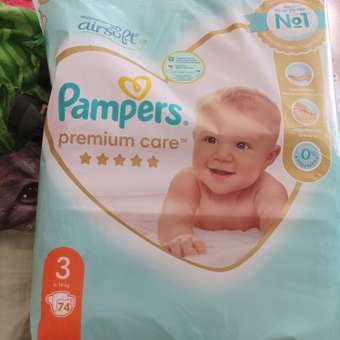 Подгузники Pampers Premium Care 3 (6-10 кг) 74 шт.: отзыв пользователя ДетМир