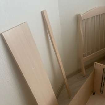 Детская кроватка Красная Звезда (Можга), продольный маятник (бежевый): отзыв пользователя Детский Мир