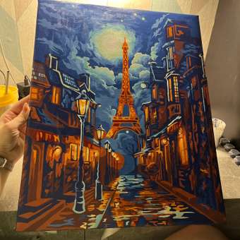 Картина по номерам Art sensation Огни Парижа в ассортименте: отзыв пользователя Детский Мир