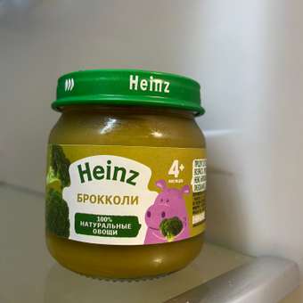 Пюре Heinz Брокколи с 4 мес 80 г: отзыв пользователя ДетМир