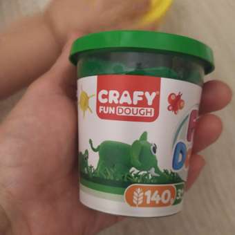 Масса для лепки CRAFY 4 цв.: отзыв пользователя Детский Мир
