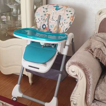 Стульчик для кормления Babyton Pretty Friends голубой: отзыв пользователя Детский Мир