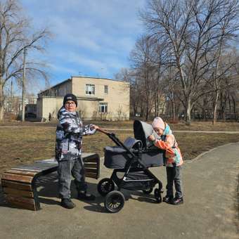 Коляска 2в1 Babyton Sandy Grey серый: отзыв пользователя ДетМир