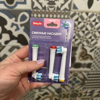 Насадка электрическая BabyGo 4 шт.: отзыв пользователя Детский Мир