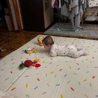 Детский складной коврик BabyGo Soft City 150 x 200 см: отзыв пользователя Детский Мир