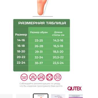 Носки 5 пар QUTEX: отзыв пользователя Детский Мир