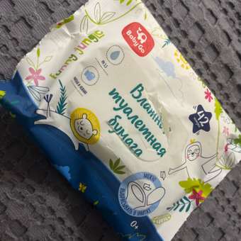 Влажная туалетная бумага BabyGo 42 шт.: отзыв пользователя ДетМир
