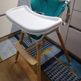 Стульчик для кормления Babyton Woody Turquoise трансформер: отзыв пользователя ДетМир