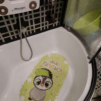 Коврик для ванной VILINA пингвинчик 36 x 69 см 1 шт.: отзыв пользователя Детский Мир