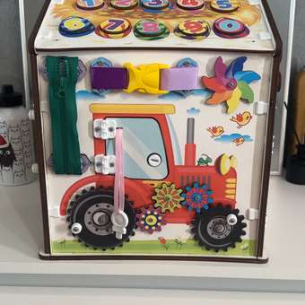 Игрушка MyKiddyQuest бизиборд Ферма: отзыв пользователя Детский Мир