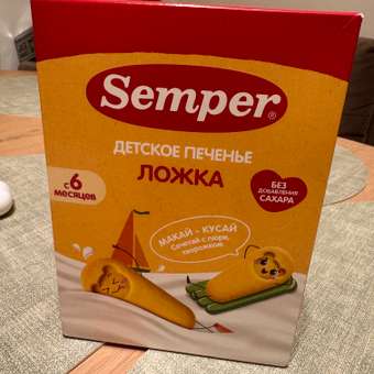 Печенье детское Semper ложка 120г с 6м: отзыв пользователя Детский Мир